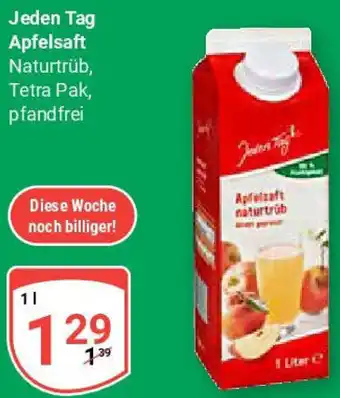 Globus Jeden Tag Apfelsaft Angebot