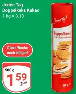 Globus Jeden Tag Doppelkeks Kakao Angebot