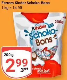 Globus Ferrero Kinder Schoko-Bons Angebot
