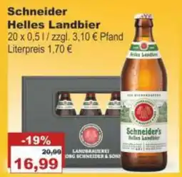 Bilgro Schneider Helles Landbier Angebot
