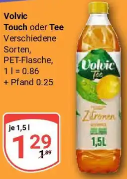 Globus Volvic Touch oder Tee Angebot