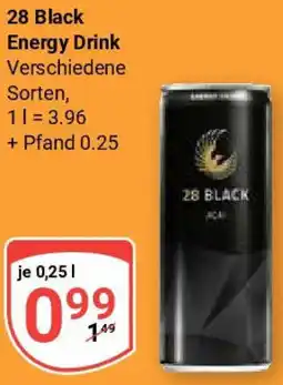 Globus 28 Black Energy Drink Angebot