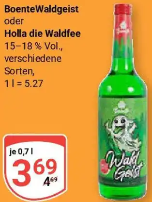 Globus BoenteWaldgeist oder Holla die Waldfee Angebot