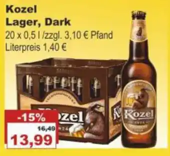 Bilgro Kozel Lager, Dark Angebot