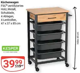Globus KESPER Küchenwagen Angebot