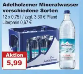 Bilgro Adelholzener Mineralwasser Angebot