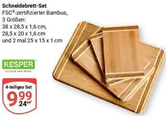 Globus KESPER Schneidebrett-Set Angebot