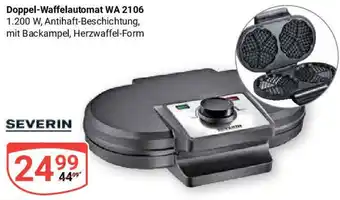 Globus SEVERIN Doppel-Waffelautomat WA 2106 Angebot
