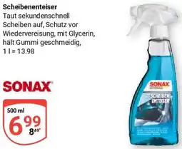 Globus SONAX Scheibenenteiser Angebot