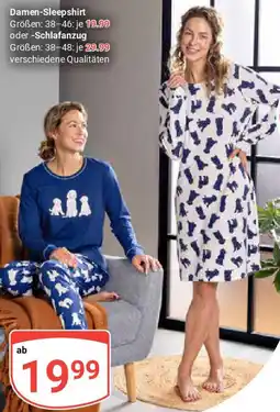 Globus Damen-Sleepshirt oder Schlafanzug Angebot