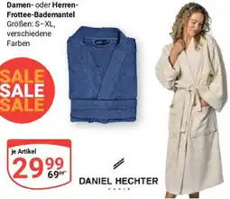 Globus DANIEL HECHTER Damen oder Herren Frottee-Bademantel Angebot