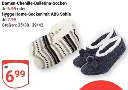 Globus Damen Chenille Ballerina-Socken Angebot