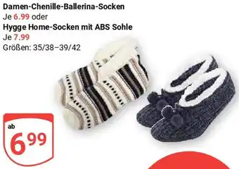 Globus Damen Chenille Ballerina-Socken Angebot