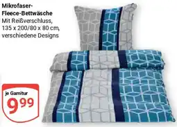 Globus Mikrofaser Fleece-Bettwäsche Angebot