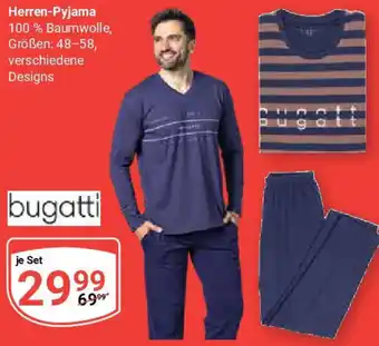 Globus bugatti Herren-Pyjama Angebot