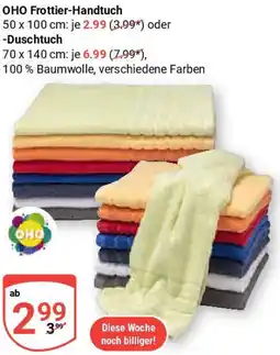 Globus OHO Frottier-Handtuch oder Duschtuch Angebot