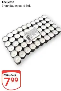 Globus Teelichte Angebot