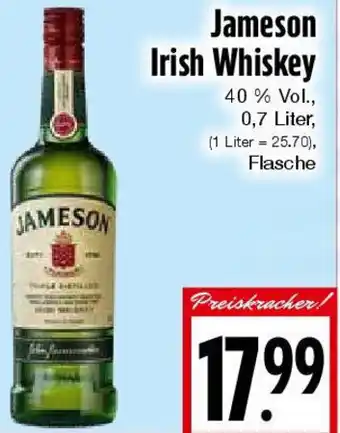 EDEKA Hahner Jameson Irish Whiskey Angebot