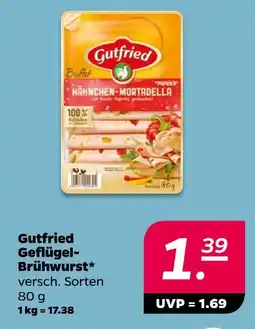 NETTO Gutfried geflügel-brühwurst Angebot