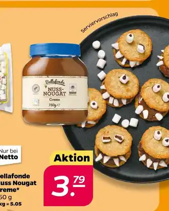 NETTO Bellafonde nuss nougat creme Angebot