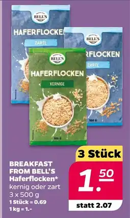 NETTO Bell's haferflocken Angebot