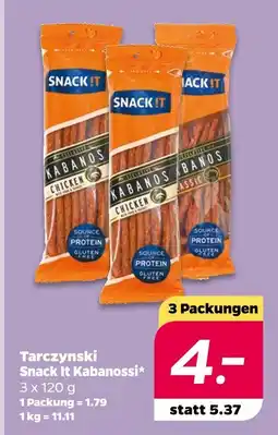 NETTO Tarczynski snack it kabanossi chicken Angebot