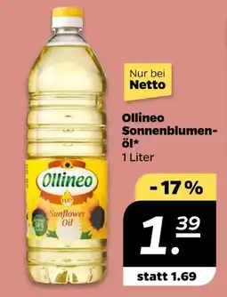 NETTO Ollineo sonnenblumen-öl Angebot