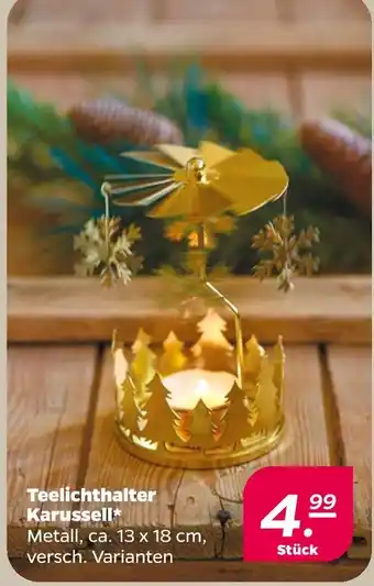 NETTO Teelichthalter karussell Angebot