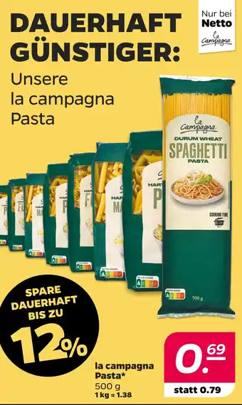 NETTO La campagna pasta Angebot