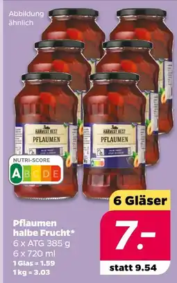 NETTO Harvest best pflaumen halbe frucht Angebot