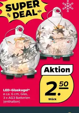 NETTO Led-glaskugel Angebot