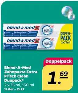 NETTO Blend-a-med zahnpasta extra frisch clean duopack Angebot