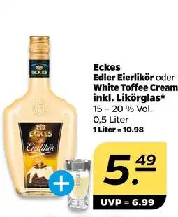 NETTO Eckes edler eierlikör oder white toffee cream Angebot