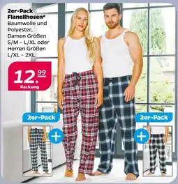 NETTO 2er-pack flanellhosen Angebot