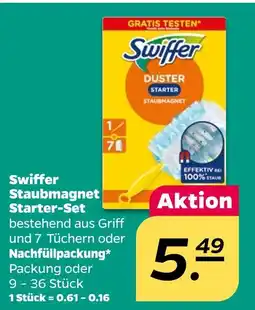 NETTO Swiffer staubmagnet starter-set oder nachfüllpackung Angebot