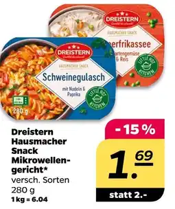 NETTO Dreistern hausmacher snack mikrowellengericht Angebot
