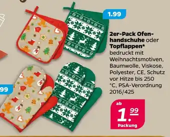 NETTO 2er-pack ofenhandschuhe oder topflappen Angebot