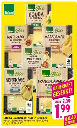 E-Center Edeka bio gouda in scheiben Angebot