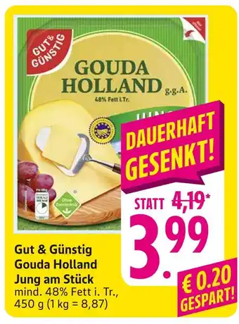 E-Center Gut & günstig gouda holland jung am stück Angebot