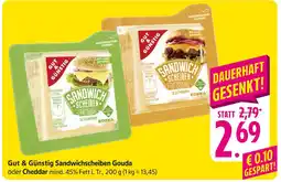E-Center Gut & günstig sandwichscheiben gouda Angebot