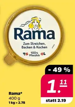 NETTO Rama margarine Angebot