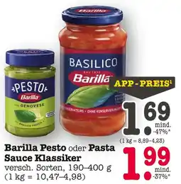 E-Center Barilla pesto Angebot