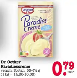 E-Center Dr. oetker paradiescreme Angebot