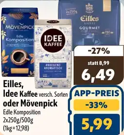 Aktiv Irma Eilles, Idee Kaffee oder Mövenpick Angebot