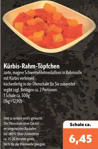 Aktiv Irma Kürbis-Rahm Töpfchen Angebot