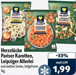 Aktiv Irma EDEKA Herzstücke Pariser Karotten, Leipziger Allerlei Angebot