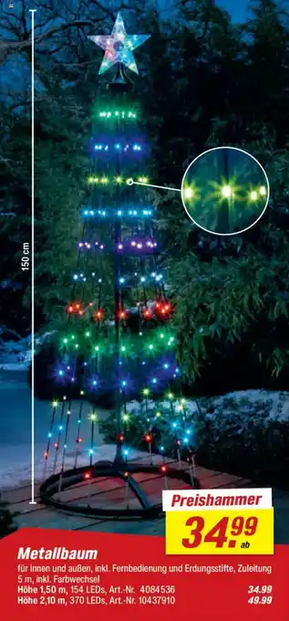 toom Baumarkt Metallbaum Angebot