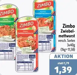 Aktiv Irma Zimbo Zwiebelmettwurst Angebot