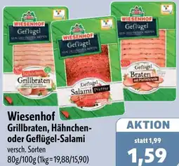Aktiv Irma Wiesenhof Grillbraten, Hähnchen- oder Geflügel-Salami Angebot