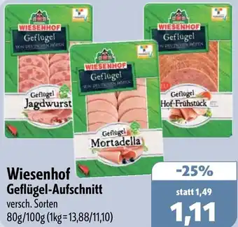Aktiv Irma Wiesenhof Geflügel-Aufschnitt Angebot